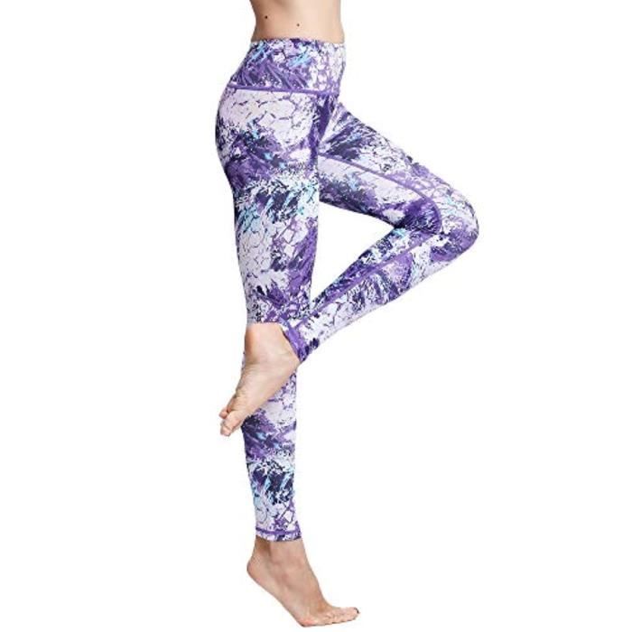 Leggings De Sport Femme En Dentelle - Pantalon De Loisir, Respirant, Coupe Ajustée - Pour Fête, Quotidien