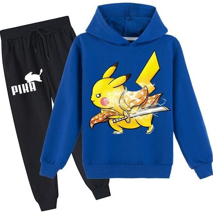 T-Shirt Pokémon Enfant - Pikachu, Charmander... - 100% Coton - Vert Ou Noir - Tailles 4-14 Ans