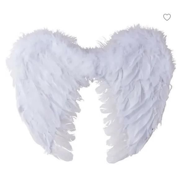 Ensemble Ailes D'Ange Blanc Et Auréole - Costume Ange Pour Enfant Et Femme Halloween