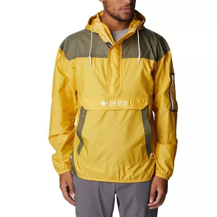 Veste Columbia Flash Challenger Femme – Coupe-vent Imperméable, Rouge/blanc/bleu, Taille M