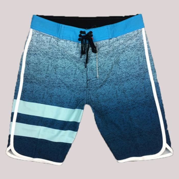 Short De Bain Homme Island Company - Motif Ouragan Vert Fluo - Taille 28 (Neuf Avec étiquettes)