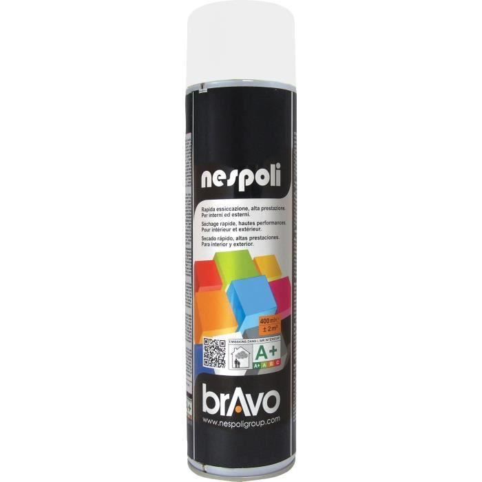 Nespoli Aerosol De Peinture Blanc Neige Mat 600 Ml Achat Vente Bombe De Peinture Aerosol De Peinture Blanc Mat Cdiscount