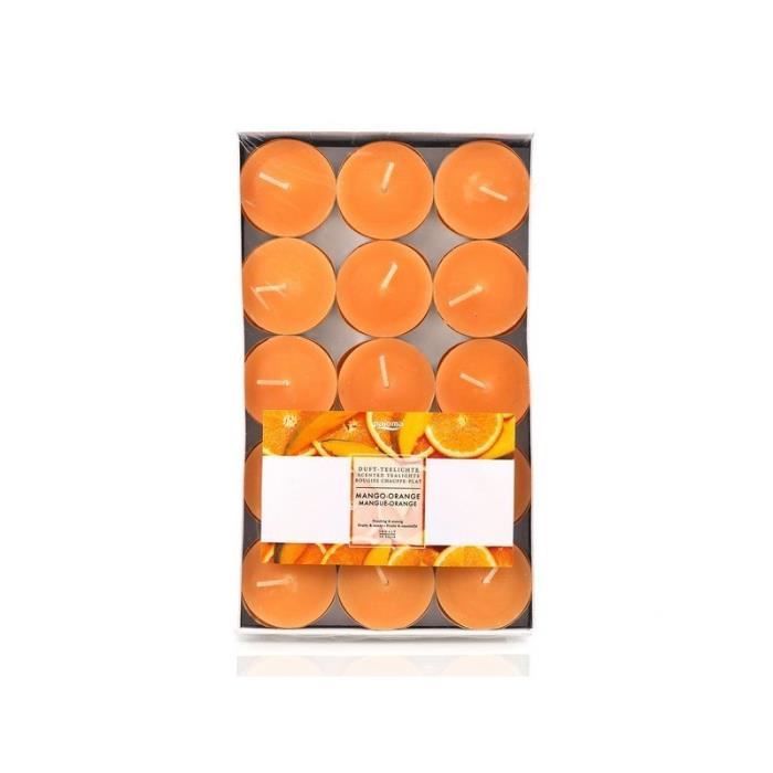 Lot de 30 Pajoma Bougies Orange 