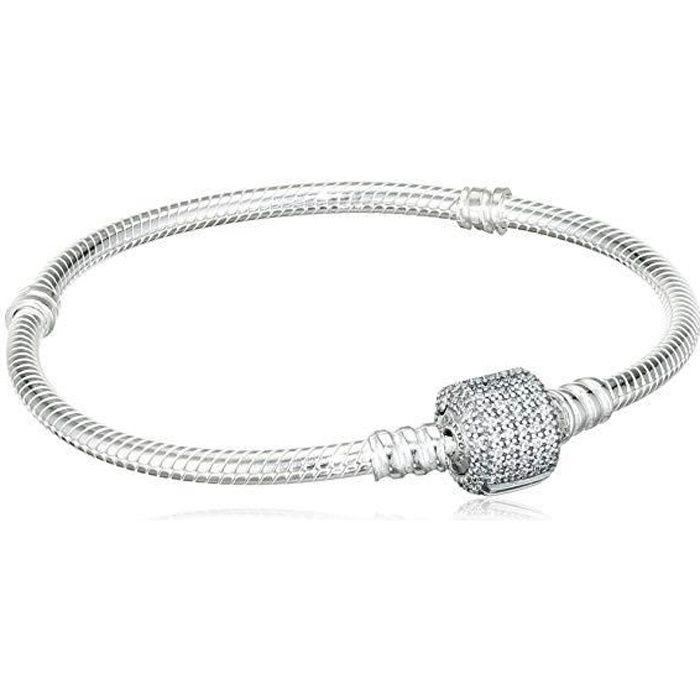 Bracelet PANDORA 590723CZ 17 Achat Vente bracelet gourmette