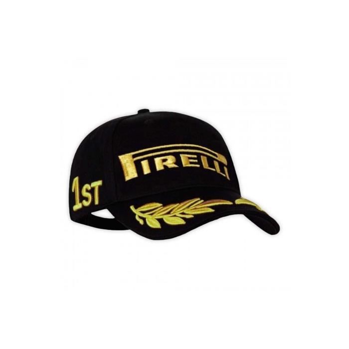 Casquette Podium Pirelli Gold Edition Motorsport Racing Officiel