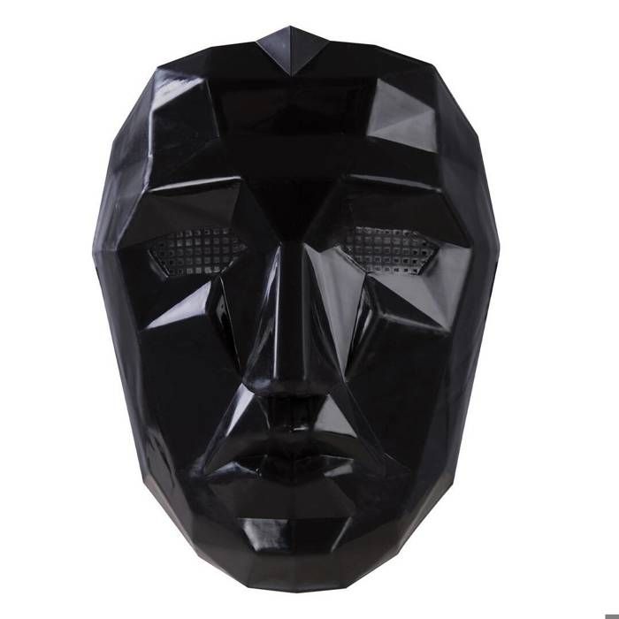 Masque visage Origami Noir adulte PTIT CLOWN REF/21203 Squid Game — free download
