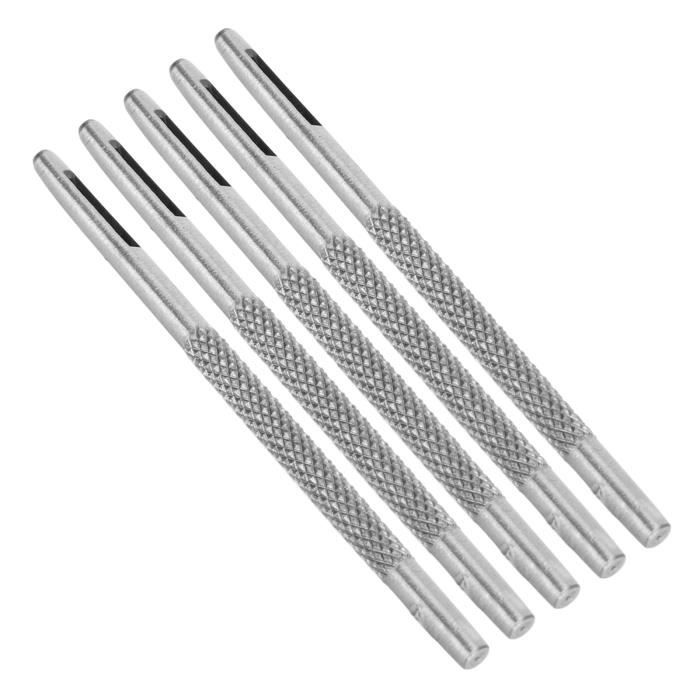Kit De 7 Poinçons Circulaires Pour Cuir – Différents Diamètres, Boîte De Rangement Incluse