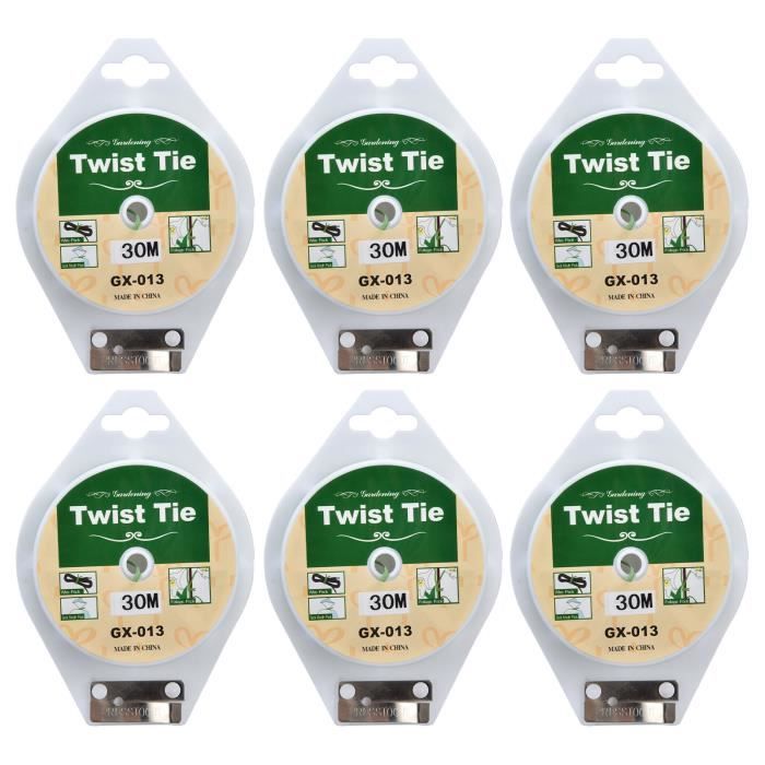 Fil De Jardin Kinglake 50m Vert - Attaches Plantes Revêtu Plastique