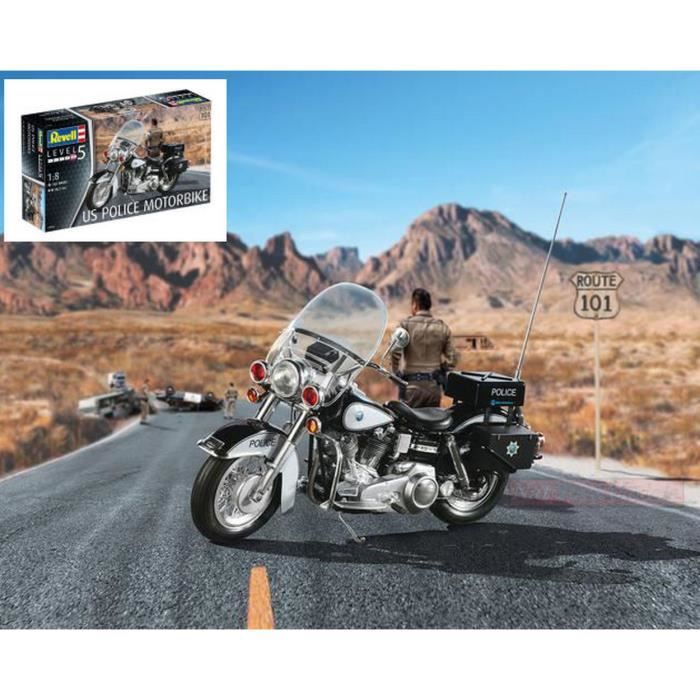 Revell US Police Motorbike (07915) au meilleur prix sur