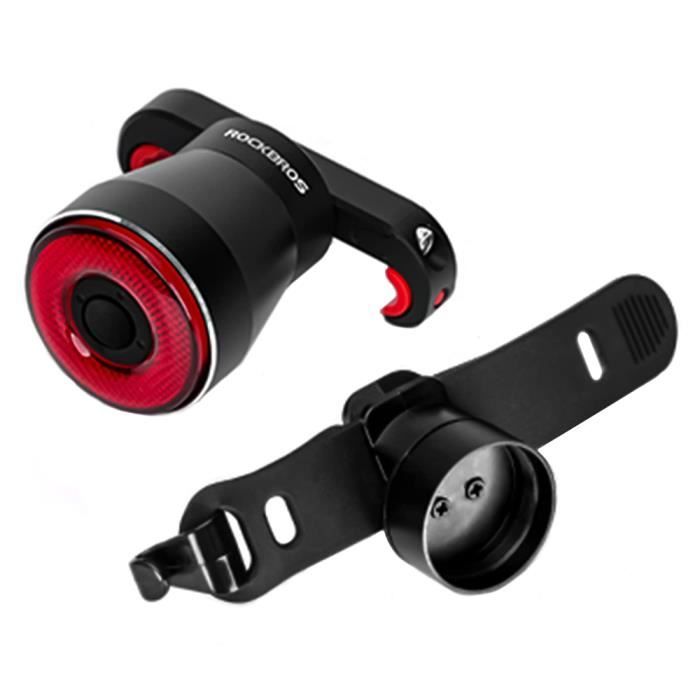 ROCKBROS VÉLO INTELLIGENT détection de frein automatique DEL feu arrière... EUR 42,84 - FR