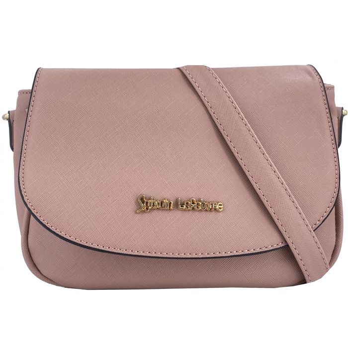 Sac a main bandouliere rose poudre hot sale