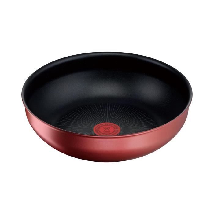 Wok 26cm Ingenio IH Red Unlimited Tefal - Tous feux + induction - L3837792