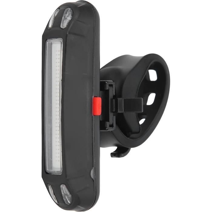 Feu Arrière De Vélo à 2 LED 1 W – Angle Large, Visible Jusqu'à 1000 M, 3 Modes Flash, étanche, Fonctionne Sur 2 AAA, Compact, Pour VTT Et Route