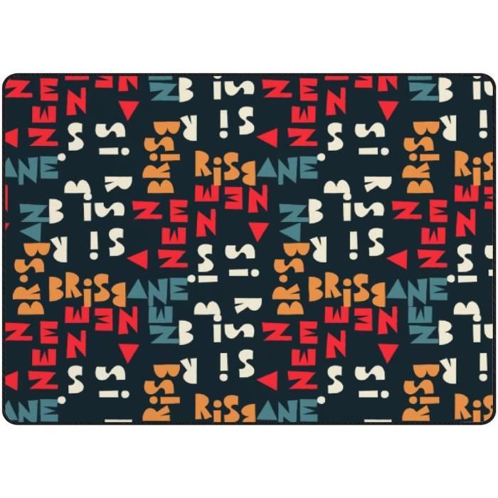 SPRINGOS Tente Tipi Enfant 160x120x100 Cm Avec Tapis Et Coussin – Cabane En Coton Noir Nuage Pour Jeu Et Repos