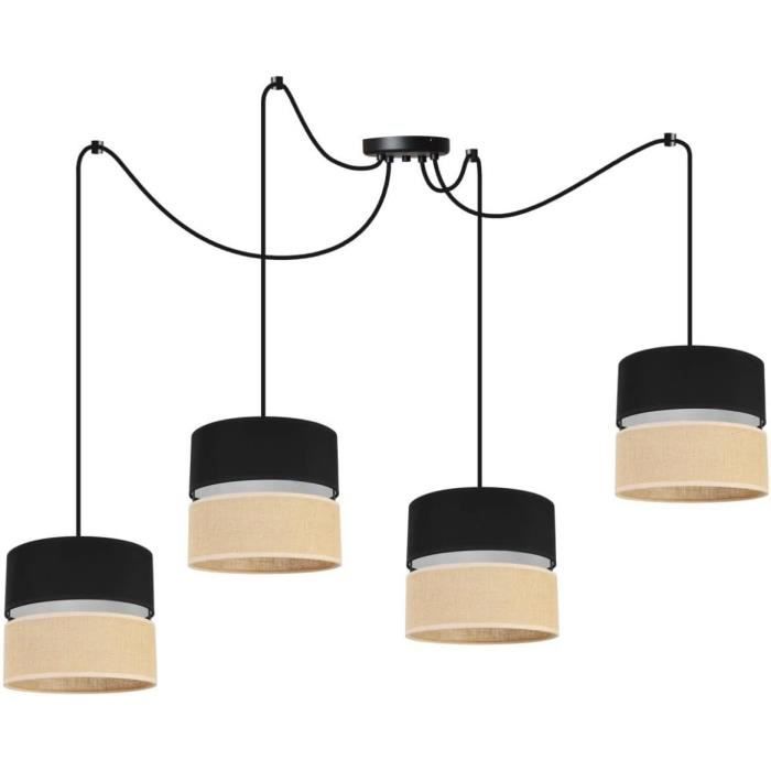 Light-Home Juta Abat Jour Suspension Luminaire Lustre - Moderne Abat ...