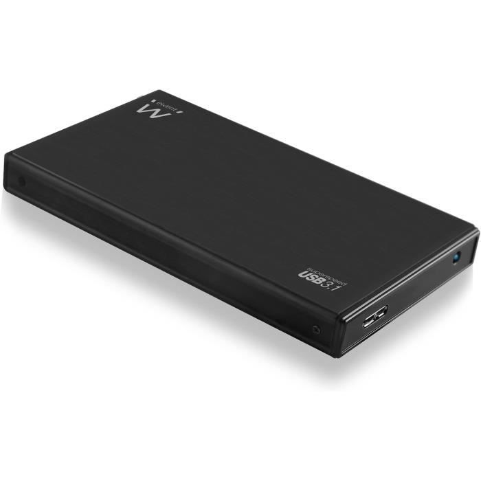 Fdit Boîtier de disque dur SATA Boîtier de disque dur 3,5 pouces