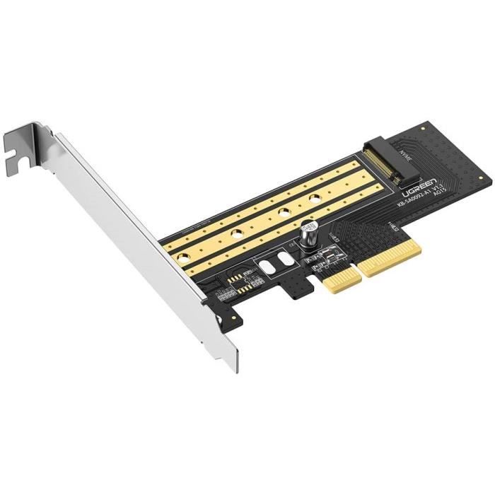 UGREEN Adaptateur de Carte PCI Express .2 NVME SSD 2230 2242 2260 et 2280 Supporte Windows Mac OS Linux 70503 - vue 4