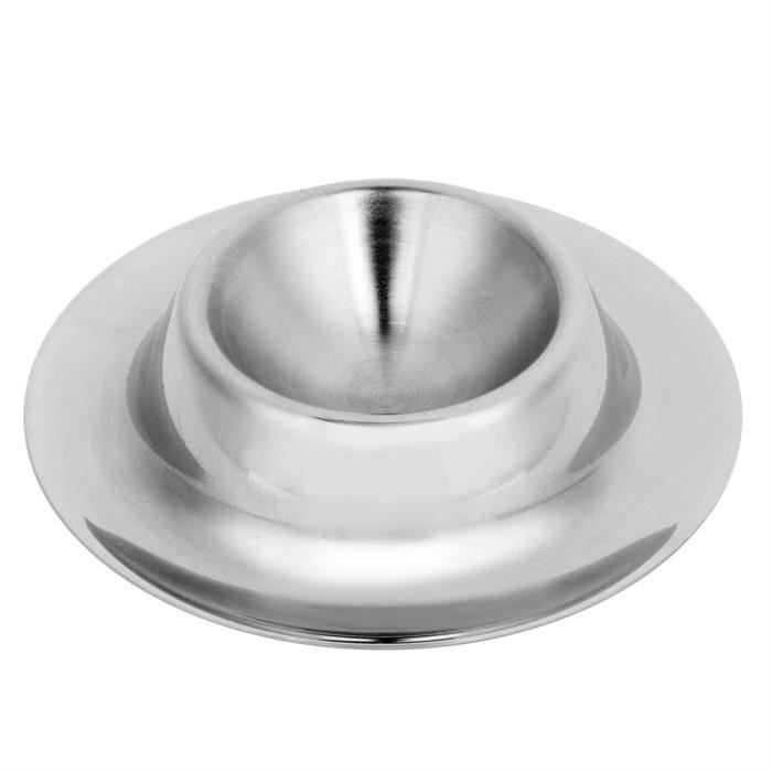 Lot De 4 Coquetiers Empilables Acier Inoxydable Poli – Support Œufs Élégant, Stable & Compatible Lave-Vaisselle