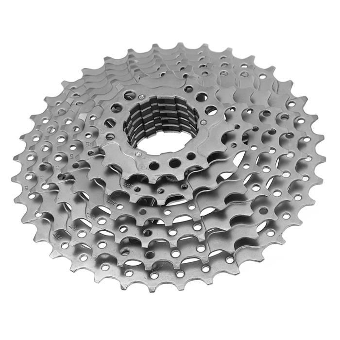 VGEBY Roue libre à cassette 8 vitesses 11‑36 dents Roue Libre de Vélo 8 Vitesses 11‑36T Roue Libre de Cassette de Vélo de