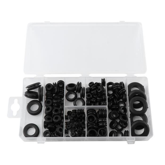 Kit De Joints Toriques Pour Montres - 180 Pièces, 18 Tailles, Caoutchouc Noir, étanchéité Fond De Boîtier, Réparation - 6