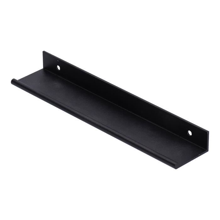 Poignée De Tiroir Noire En Alliage Aluminium - Longueur 400 Mm - Design Dissimulé Moderne - Pour Cuisine, Meubles