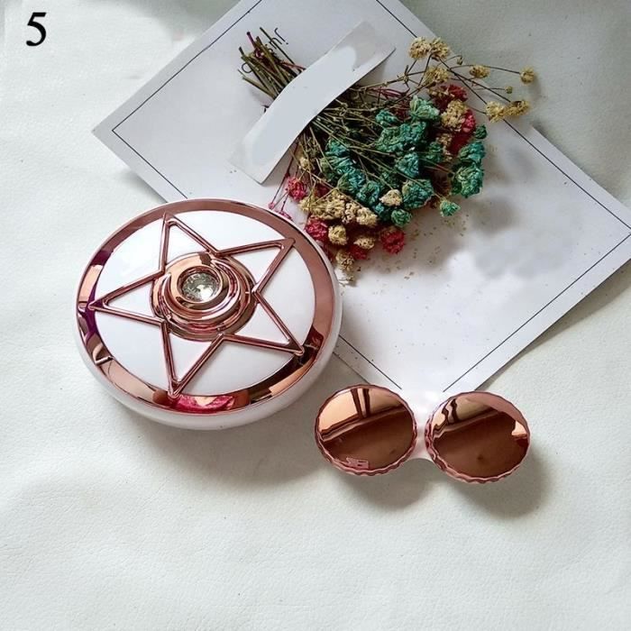 Étui Pour Lentilles De Contact Avec Miroir - Kit 5 Couleurs - Format Voyage - Neuf