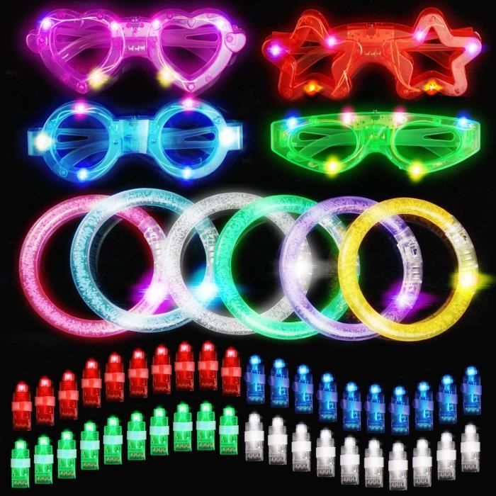 Maciun Lampe à Doigt, lumières Transparentes pour | Lumineux pour, Cadeau de nouveauté pour Adultes, décorations de fête Lumineuses pour, Fournitures