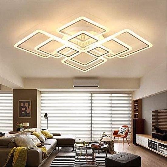 Plafonnier LED Chic Grand Salon Lumière Plafond Lampe Plafond