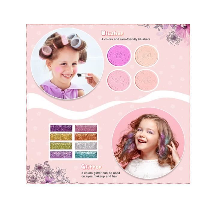 marque generique - 1PCS Kit de Maquillage Enfant Boîte Cosmétique Lavable  Palette Eyeshadow pour Enfants Filles - Jouet pour chien - Rue du Commerce