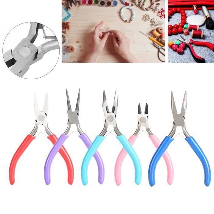 Pinces Pour Fabrication De Bijoux, 8 Pièces Professionnel Nez