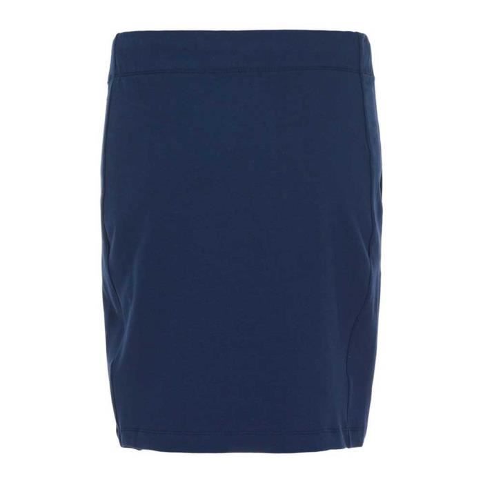 Topshop - Jupe rayée à découpes - Bleu délavé