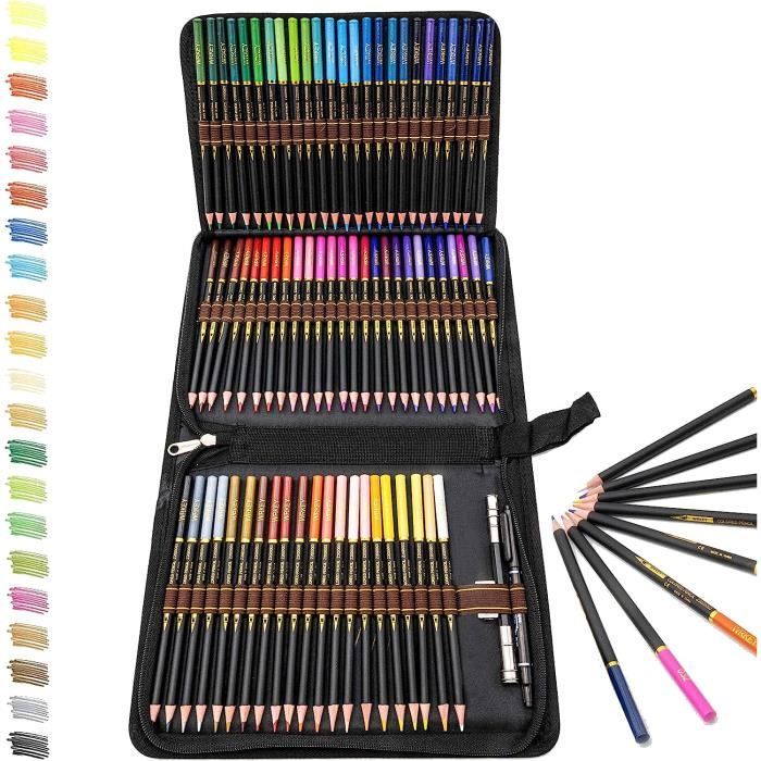 72 Meilleur Crayons de Couleurs Outils à dessin, Pencil Case-Coffret de kit  dessin professionnel crayon couleur-Cadeau Ideal - Cdiscount Beaux-Arts et  Loisirs créatifs