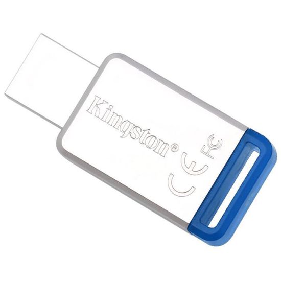 Kingston - DT50 - Clé USB 16 Go USB 3.1 - Clef USB 16 Go - Flash Drive  Memory Stick 16GB - Argent - Cdiscount Informatique