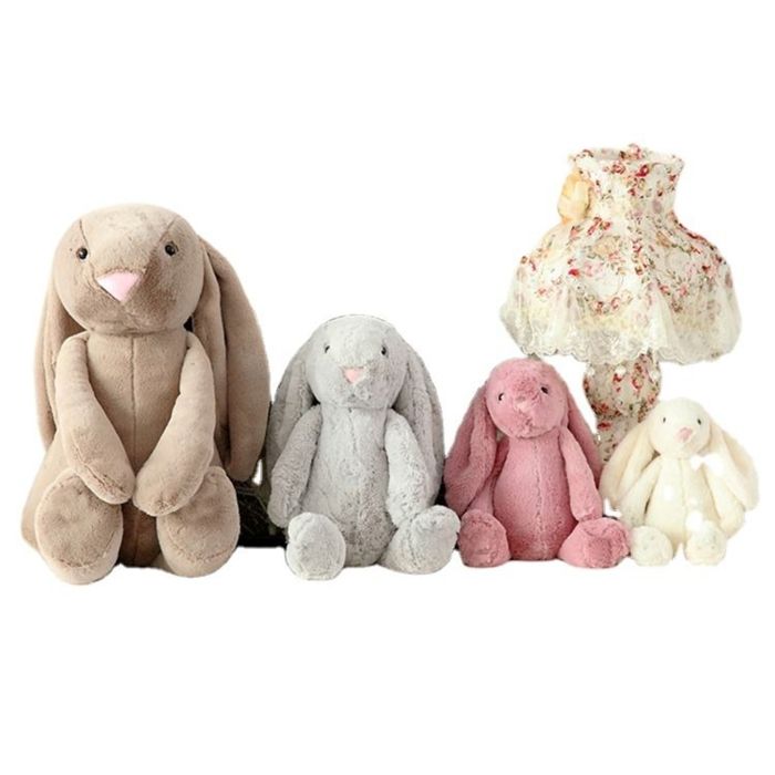 Marionnette Lapin Réaliste 25 Cm – Peluche Douce – Marionnette à Main Pour Enfants Et Adultes