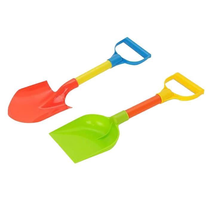 2 Pcs Pelle De Neige Plage Pour Enfants Petite Jardin Pheilles Sable