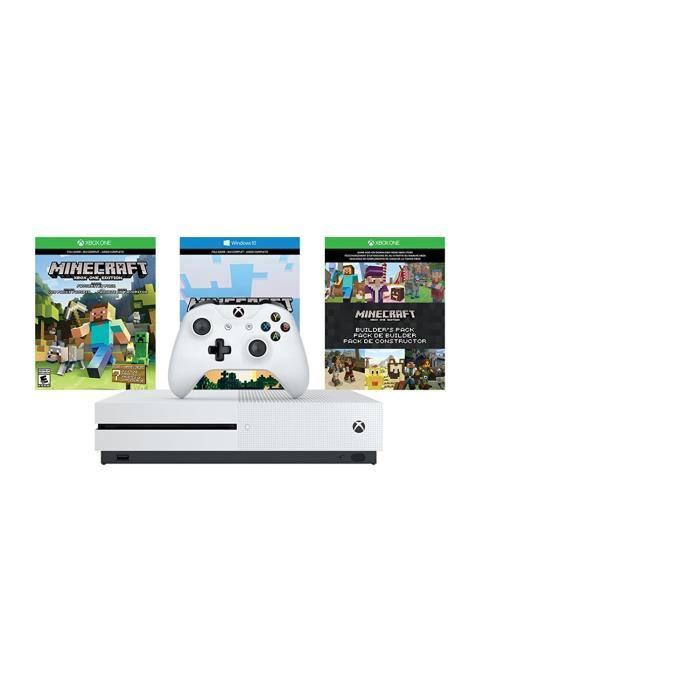 Xbox One S 500GB Console with Minecraft (Xbox One) 