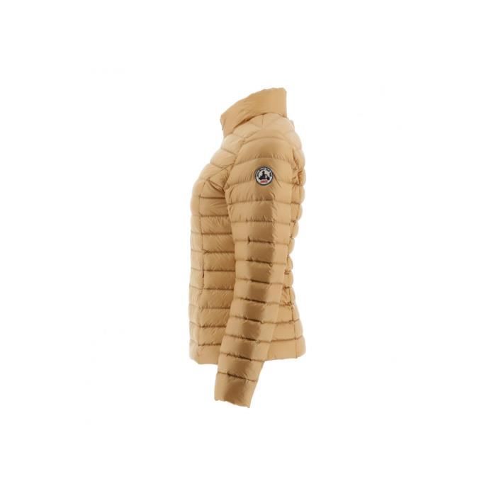 Veste JOTT Cha Femme Marron Plume et duvet Fermeture eclair Marron Cdiscount Pret a Porter