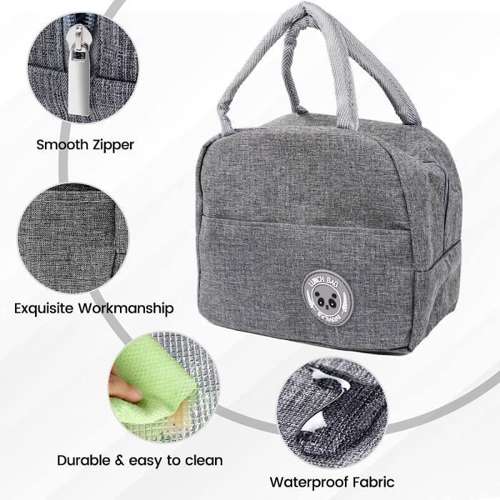 Sac Isotherme Repas Lot de 2 Sacs isothermes Pliables et tanches