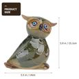 1 Set Ceramic Craft Owl Ornement Céramique unique Décor Chouette statue - statuette objet de decoration - bibelot-3