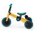 Tricycle 3 en 1 Kinderkraft 4TRIKE - Jaune - Pliable - Pour enfant de 1 à 5 ans-3