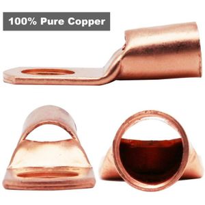 Cosses Tubulaires De Masse 25 X 8 Mm - À Souder Ou Sertir - Oc-pro - Réf. 163820-25X8