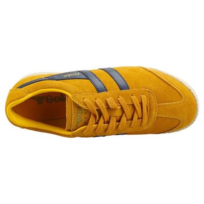 Baskets Gola HARRIER Femme Jaune Bleu Jaune bleu Cdiscount Chaussures