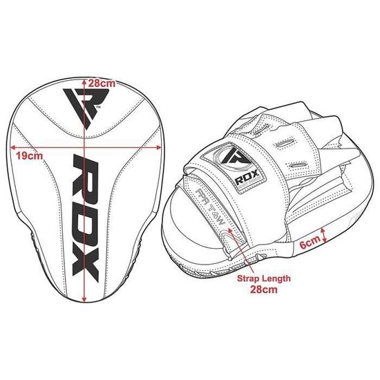 Pattes D'ours Boxe En Cuir - 1 Paire Pour Entraînement MMA, Muay Thai Et Arts Martiaux
