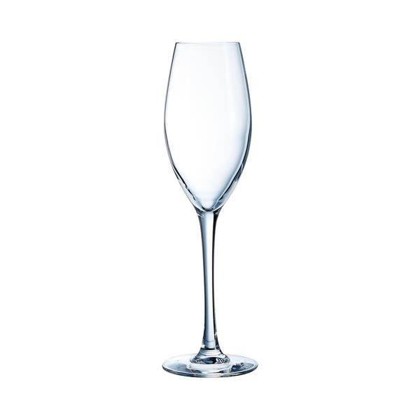 Flûte à champagne en kwarx 20cl - transparent - OPEN UP 