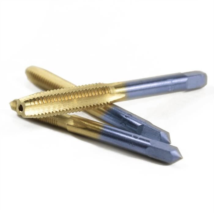 Taraud à main en titane Taraudage Vis Filetage Métrique Bouchons ...
