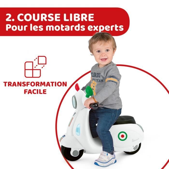 Porteur Scooter Vespa Primavera CHICCO pour Enfant Blanc 12 mois et plus Cdiscount Jeux Jouets