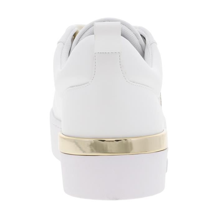 Baskets Femme LIU JO Compensees Lacets Blanc Blanches Cdiscount Chaussures
