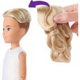 Poupée articulée CREATABLE WORLD - Cheveux blonds ondulés - Kit complet de plus de 100 looks-4