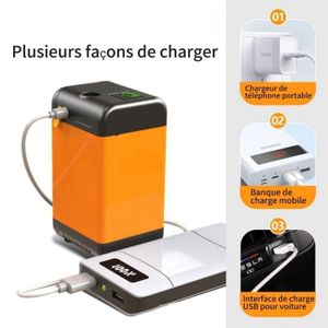 Douche Portable électrique Pour Camping - Batterie 5000mAh - 5L/min - Alimentation Par Batterie