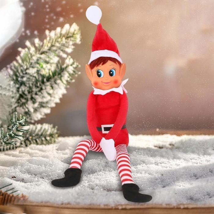 ZZQVIP Lot De 3 Lutins Farceurs De Noël 37 Cm – Décoration De